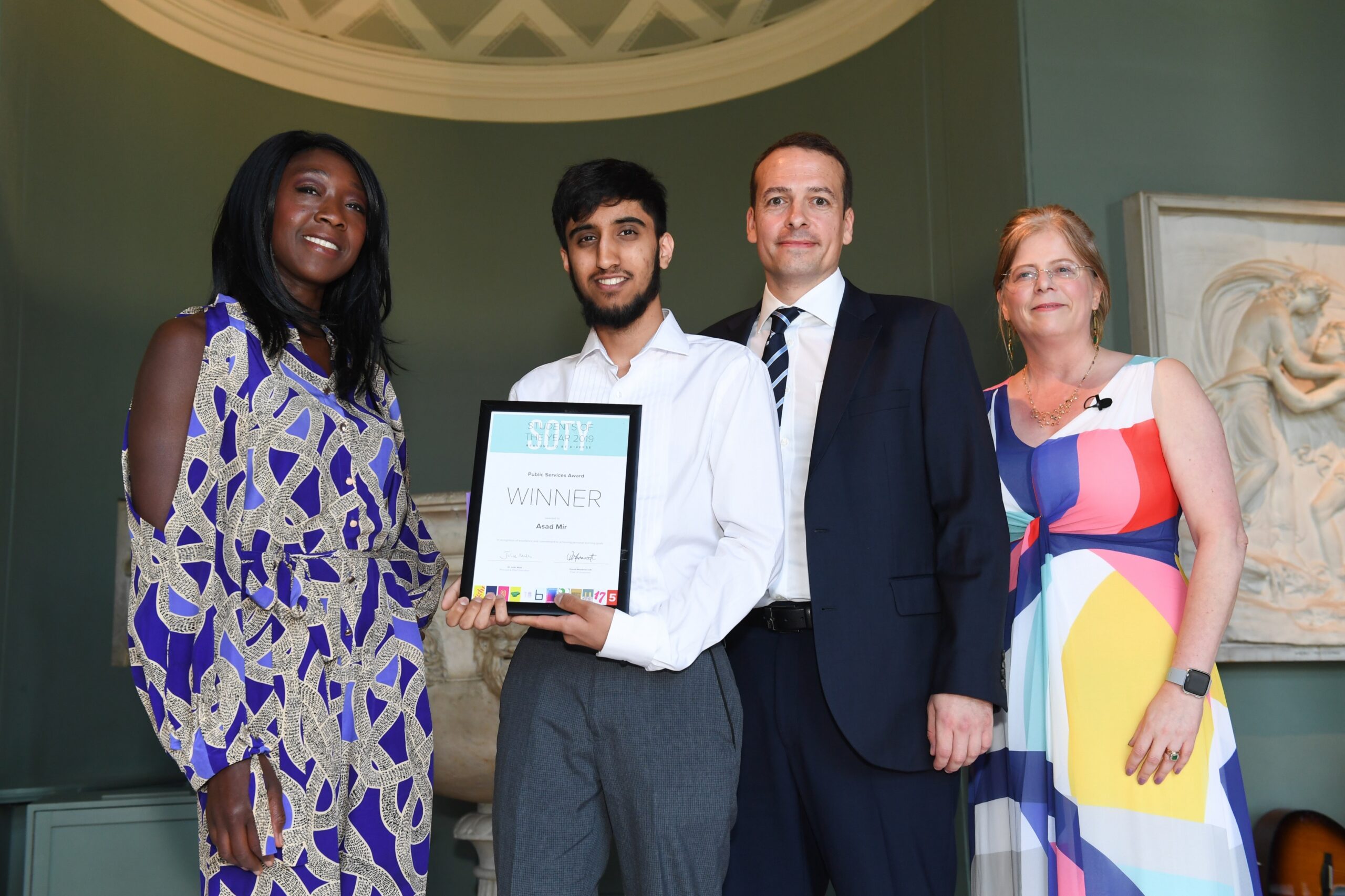 Ashridge Group presents Public Service award to local rising star