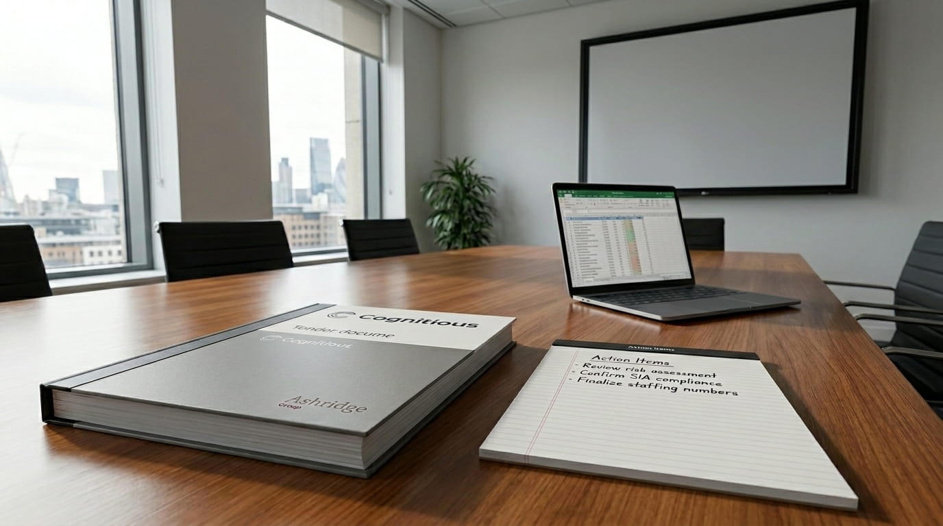 Cognitious tender review meeting