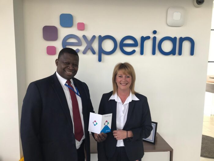 The Ashridge and Experian teams during the four-year contract